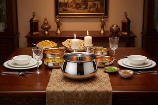 Arttdinox | Jindal Stainless - Doubly Double Walled Daal Bowl | Stainless Steel | 1250 ml