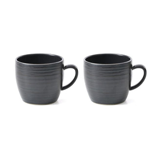 MESA | Crayon 2Cup & 2Saucer | Stoneware | Set of 4