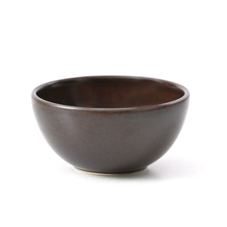 MESA | Brown Metallic Bowl  | Stoneware | 14 Cm  | Set of 2