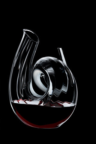 Riedel | Curly Fatto A Mano Decanter | 1400 ml | Crystal | Clear | Single Piece