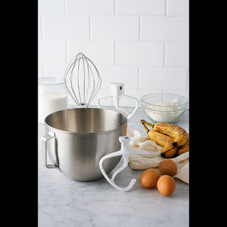 KitchenAid | Product Part - Tilt Head SM 5-Qt Bowl, Polished Stainless Steel Bowl with Handle | Silver | 1Pc