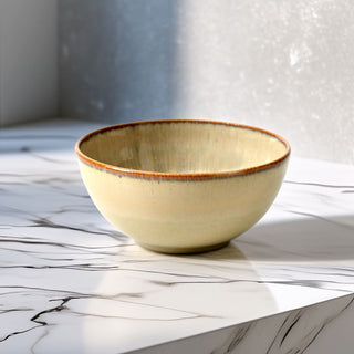 MESA | Agata Beige Bowl  | Stoneware | 10 Cm  | Set of 6