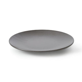 MESA | Brown Metallic Half Plate | Stoneware | 21 Cm  | Set of 6