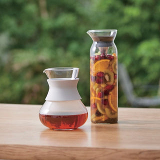 Hario | Tea Decanter Pale Grey | 500ml | Heatproof Glass Tea Brewer | 1 Pc