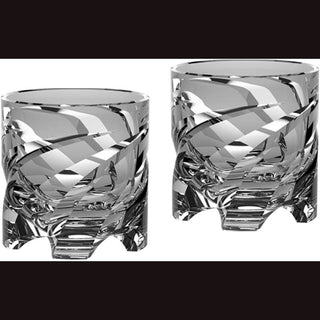 Shtox | Rotating Shot Glass 002/SB| 70 ml | Crystal | Clear | Set of 2