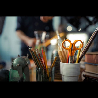 Fiskars | Classic Stainless Steel Small Paper Scissors | Orange | 17 cm | 1 Pc