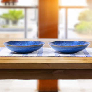 MESA | Agata Cobalto Pasta Bowl | Stoneware | 22 Cm | 930 ml | 1 Pc