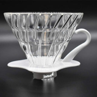 HARIO | V60 Glass Coffee Dripper White | 01 Size | 1 Pc