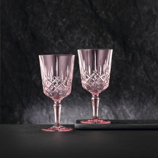 Nachtmann Noblesse Cocktail/Wine Glass Rose | Crystal Glasses | 355 ml | Set of 2