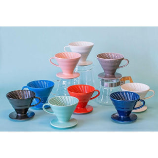 HARIO | V60 Dripper Ceramic 02 Yellow | Pour Over Coffee Dripper | 2–4 Cups