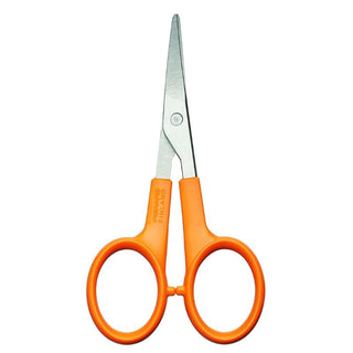 Fiskars | Stainless Steel HRC 57 Classic Curved Manicure Scissor | Orange | 1Pc