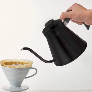 Hario | V60 Drip Kettle FIT | Matte Black | 800ml | Stainless Steel Pour Over Kettle