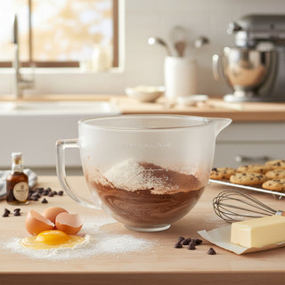 KitchenAid | Transparent Glass Tilt Head Sm 5-Qt Frosted Bowl  | 4.8 L | Glass |  1Pc