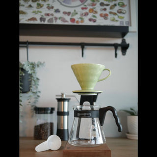 HARIO | V60 Dripper Ceramic 02 Light Green | Pour Over Coffee Dripper | 2–4 Cups