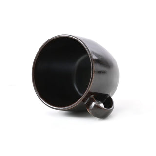 MESA | Brown Metallic 2Cup & 2Saucer  | Set of 4