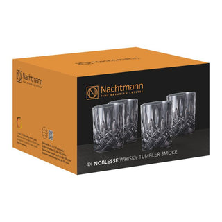 Nachtmann | Noblesse Color Smoke Whisky Tumbler | 295 ml | Crystal | Set of 6