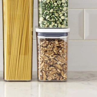 OXO | Good Grips Pop Container | Small Square - Short | 1 Litre | BPA-Free Plastic | 1 PC