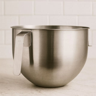 KitchenAid | Product Part - 7 QT Bowl with J Hook Handle | Stainless Steel | 1 Pc