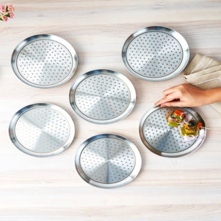 Arttdinox | Zenith Quarter Plate | Stainless Steel | Set of 6