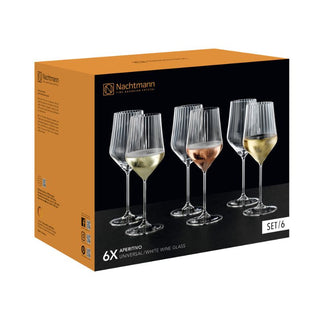 Nachtmann | Aperitivo Wine Glass | 490 ml | Fine Bavarian Crystal | Clear | Set of 6