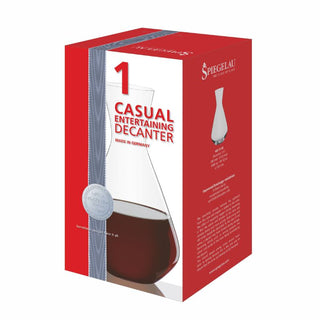 Spiegelau | Casual - Entertaining Decanter | 1.4 Litres | Crystal | Clear | 1 pc