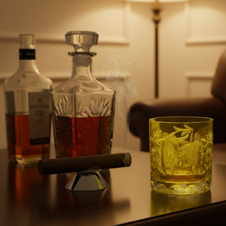 Nachtmann | TRAUBE AMBER WHISKY TUMBLER | 250 ml | Handmade | Set of 1