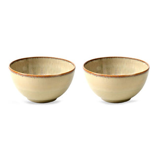 MESA | Agata Beige Bowl  | Stoneware | 10 Cm  | Set of 6
