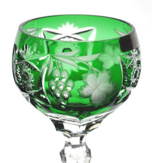 Nachtmann | Traube - Wine Glass | Crystal | Emerald Green | 230 ml | Single Unit