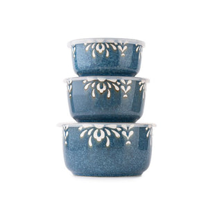 Takisso | Bowl Set Porcelain Bowl Set | Set of 3 | Microwave & Dishwasher Safe