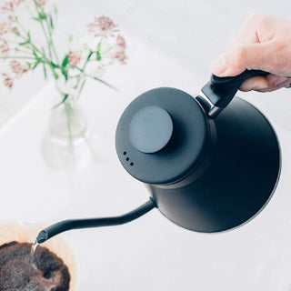 Hario | V60 Drip Kettle FIT | Matte Black | 800ml | Stainless Steel Pour Over Kettle