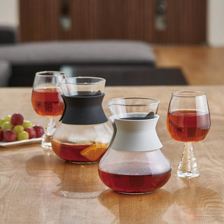 Hario | Tea Decanter Pale Grey | 500ml | Heatproof Glass Tea Brewer | 1 Pc