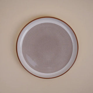 Takisso| Trovo Snack Plate | Ceramic | Brown |  Set Of 2