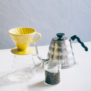 HARIO | V60 Dripper Ceramic 02 Yellow | Pour Over Coffee Dripper | 2–4 Cups