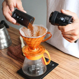 Hario | Smart G PRO Compact Hand Coffee Grinder Portable Manual Coffee Mill | Black | 24g Capacity | 1 Pc