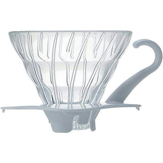 HARIO | V60 Glass Coffee Dripper White | 01 Size | 1 Pc