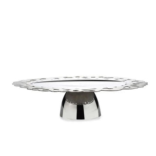 Arttdinox | Burano Cookie Platter Large by Jindal | Stainless Steel | Silver