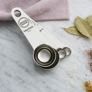 KitchenAid | S4 Measuring Cups/Sppons | Silver | Stainless Steel | Set of 4