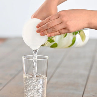 HARIO | Cold Water Bottle | 1300ml | Glass Water Bottle | Transparent | 1PC (Without Box)