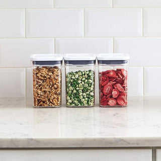 OXO | Good Grips Pop Container | Small Square - Short | 1 Litre | BPA-Free Plastic | 1 PC