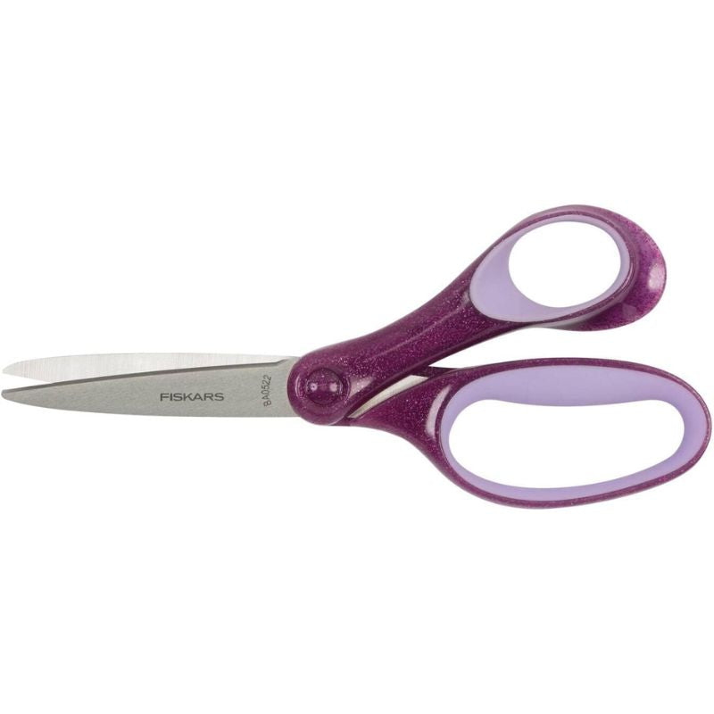 Fiskars | School Scissors | 18 cm | Glitter Purple - AltVibes