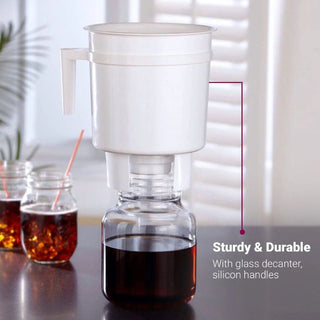 Toddy | Cold Brew System Glass Decanter with Lid | Manual Cold Brew Coffee Maker | 1 pc