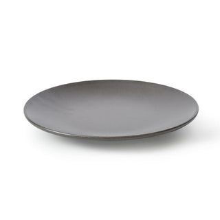 MESA | Brown Metallic Dinner Plate  | Stoneware | 27 Cm  | Set of 3