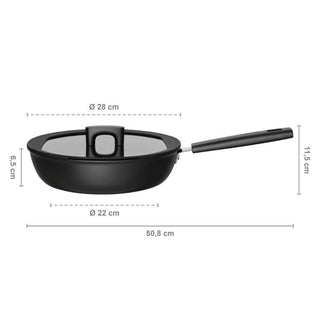 Fiskars | Face Sauté Pan | 3.5L | 28 cm | With Lid