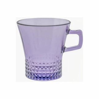 Pasabahce | Color Glass Kuvars Coffee Mug | 250ml | Set of 6