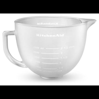 KitchenAid | Product Part -  Transparent Glass Tilt Head Sm 5-Qt Frosted Bowl | 4.7 L | Glass | 1Pc