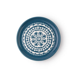 Takisso | Plate Set Porcelain Dinner Plates | Set of 2 | Blue