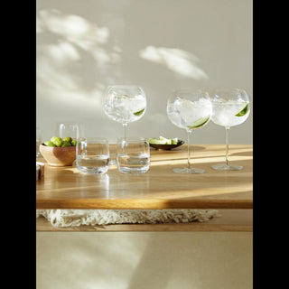 LSA International | Borough Balloon Glass  | 680ml | Crystal | Clear  | Set of 4