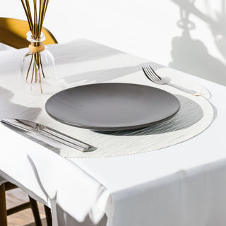 MESA | Brown Metallic Half Plate | Stoneware | 21 Cm  | Set of 6