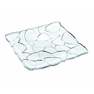 Nachtmann | Petals - Decorative Square Plate (28 cm) | Crystal | Clear | Single Piece