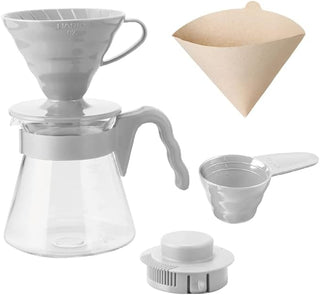 Hario | V60 Coffee Server 02 Set | Glass | 700ml | 1-4 Cups.